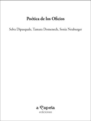 cover image of Poética de los oficios